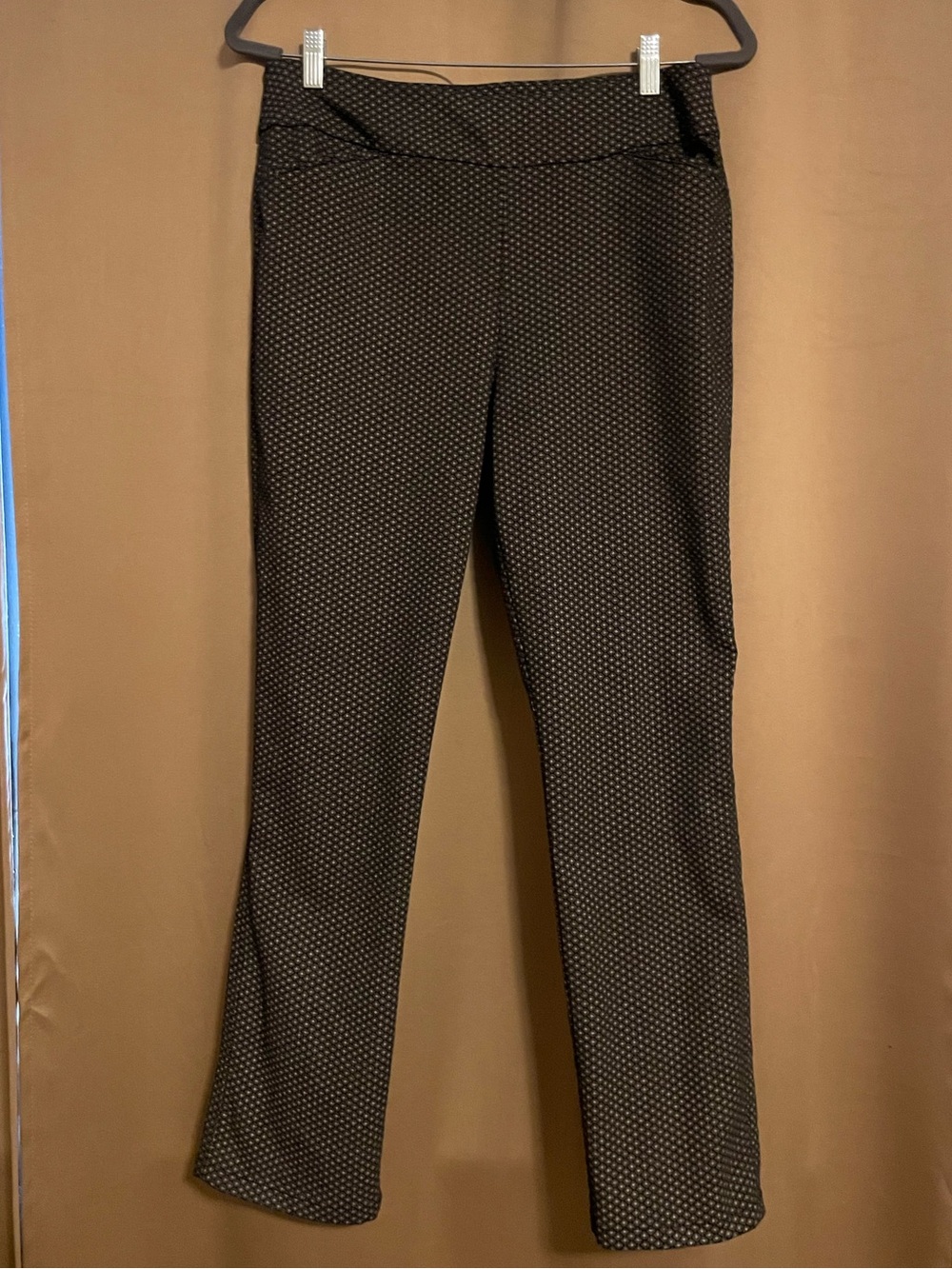 croft & barrow Black and White Stretch Dress Pants